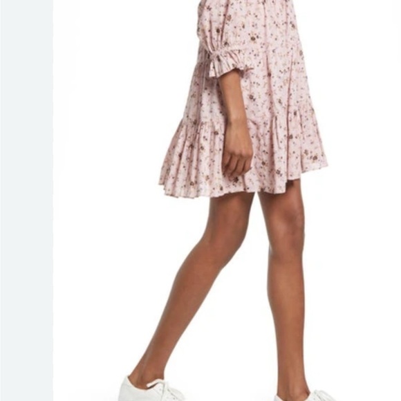 Madewell Lizzie Babydoll Dress in Fresh Sprigs 0 - Picture 3 of 11